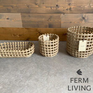 ファームリビング セラミックバスケットシリーズ