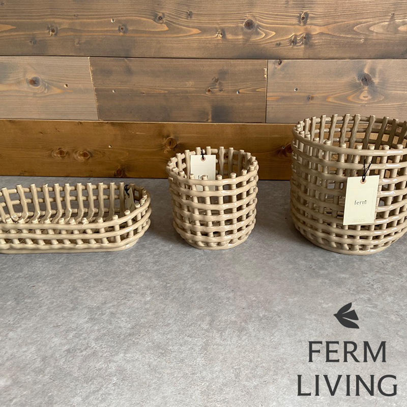 ファームリビング セラミックバスケットシリーズ