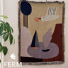 FERM LIVING (ファームリビング) バードタペストリー ブランケット 110cm×80cm