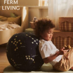 Ferm Living ファームリビング 宇宙の天体クッション 直径50cm Constellation Pouf