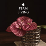 Ferm Living(ファームリビング) セラミックバスケット スモール シルバー