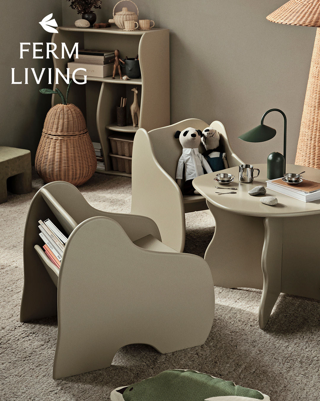 Ferm Livng ファームリビング Slope Lounge Chair スロープ ラウンジチェア