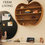 Ferm Living(ファームリビング) 林檎の編み込みラタンシェルフ
